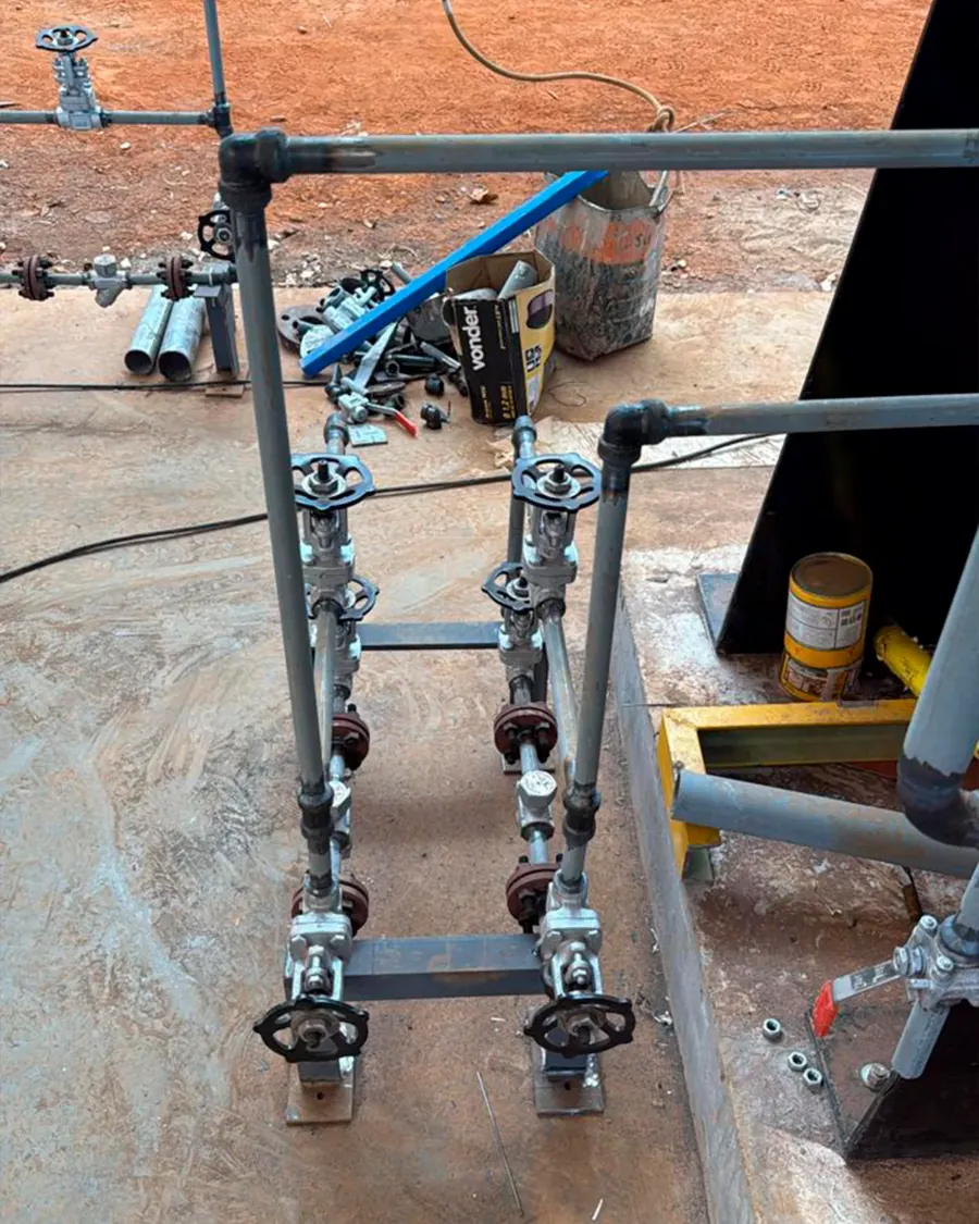 Projeto industrial AMSI, montagem 8